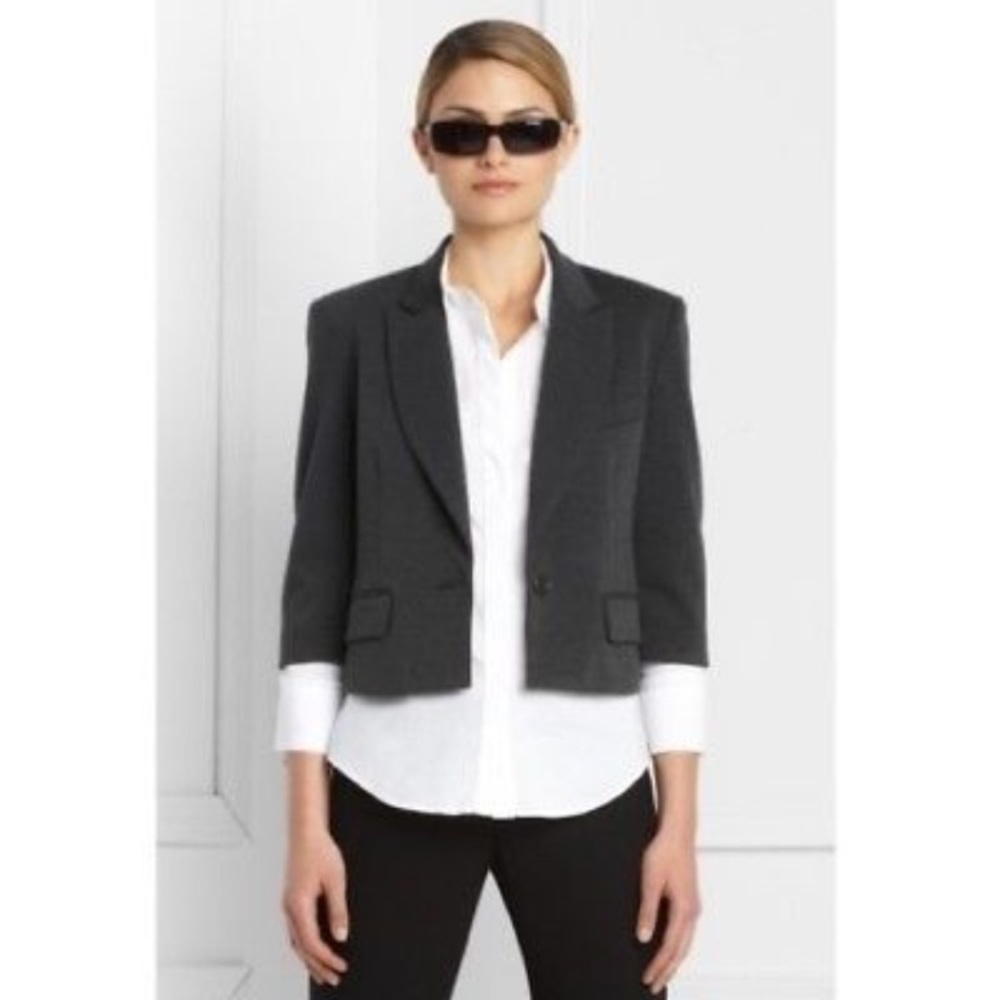 BCBGMAXAZRIA CROPPED NATALIA JACKET